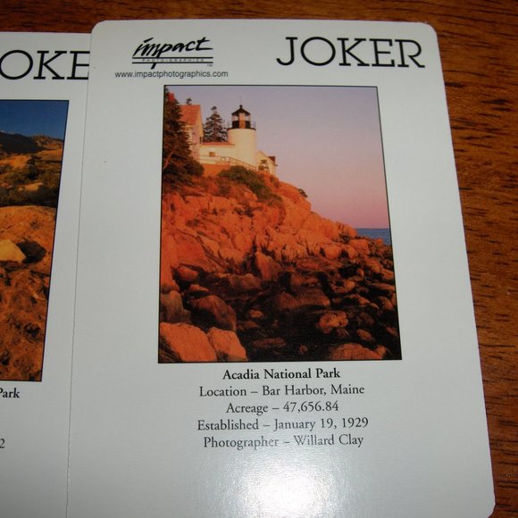 Playing Cards, National Park Monuments, and Memorials - Picture 3 of 5